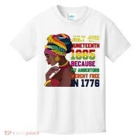 Juneteenth Women Juneteenth Shirts African American Kids T-Shirt thumb 0