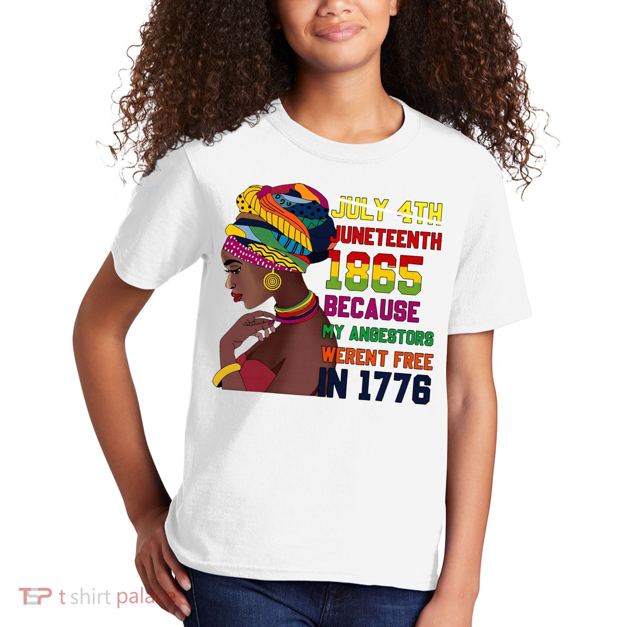 Juneteenth Women Juneteenth Shirts African American Kids T-Shirt