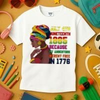 Juneteenth Women Juneteenth Shirts African American Kids T-Shirt thumb 3