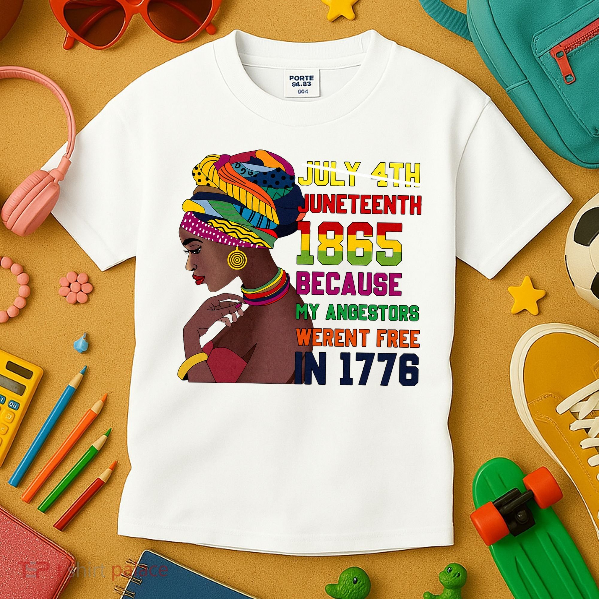 Juneteenth Women Juneteenth Shirts African American Kids T-Shirt