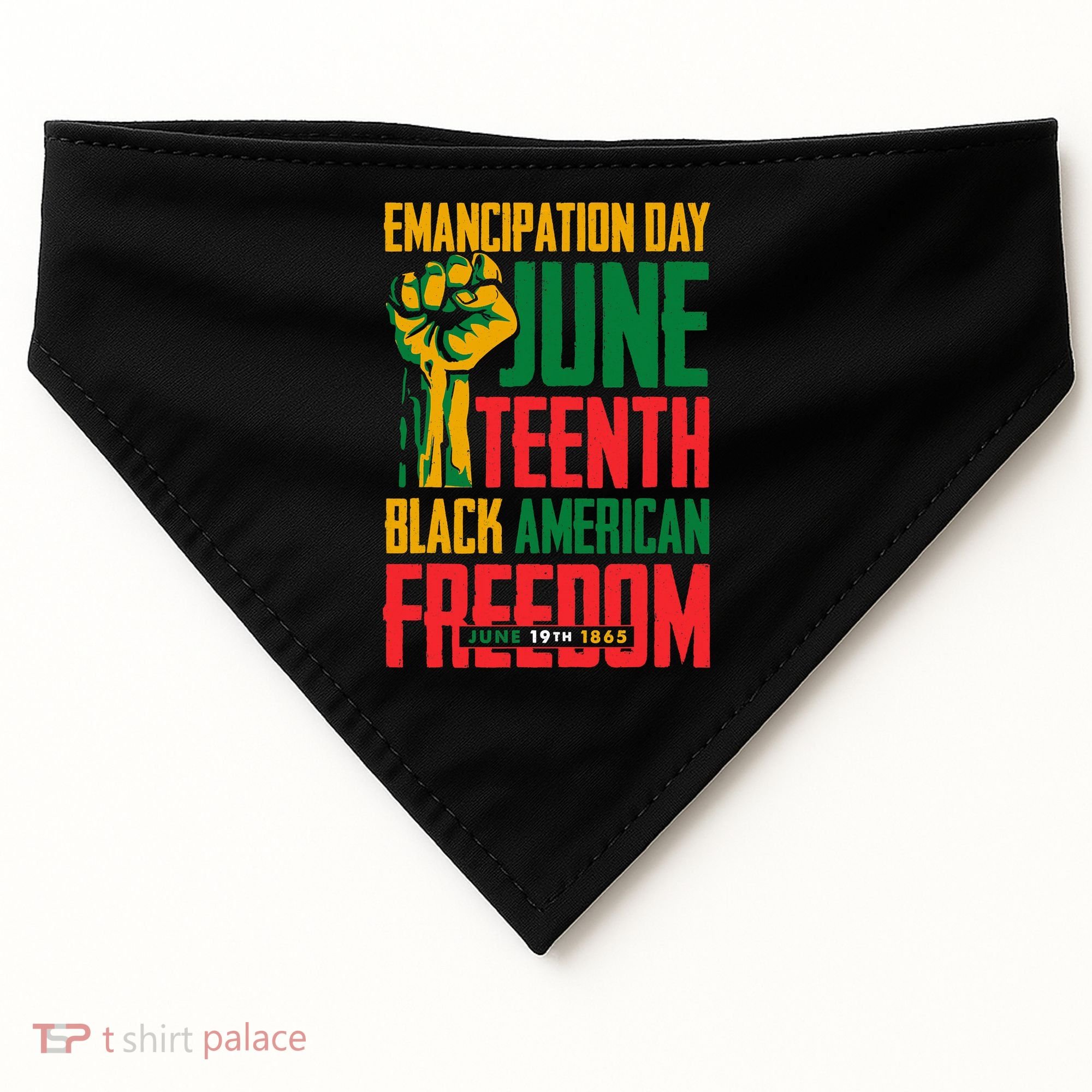Juneteenth Women Juneteenth For Men Freedom USA-Made Doggie Bandana