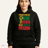 Juneteenth Women Juneteenth For Men Freedom Hoodie thumb 5
