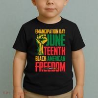 Juneteenth Women Juneteenth For Men Freedom Toddler T-Shirt thumb 2