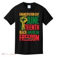 Juneteenth Women Juneteenth For Men Freedom Kids T-Shirt thumb 0