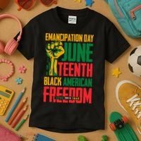 Juneteenth Women Juneteenth For Men Freedom Kids T-Shirt thumb 3