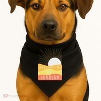 Jesus Wants Me For A Sunbeam USA-Made Doggie Bandana thumb 1