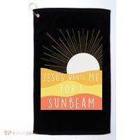 Jesus Wants Me For A Sunbeam Golf Towel thumb 0