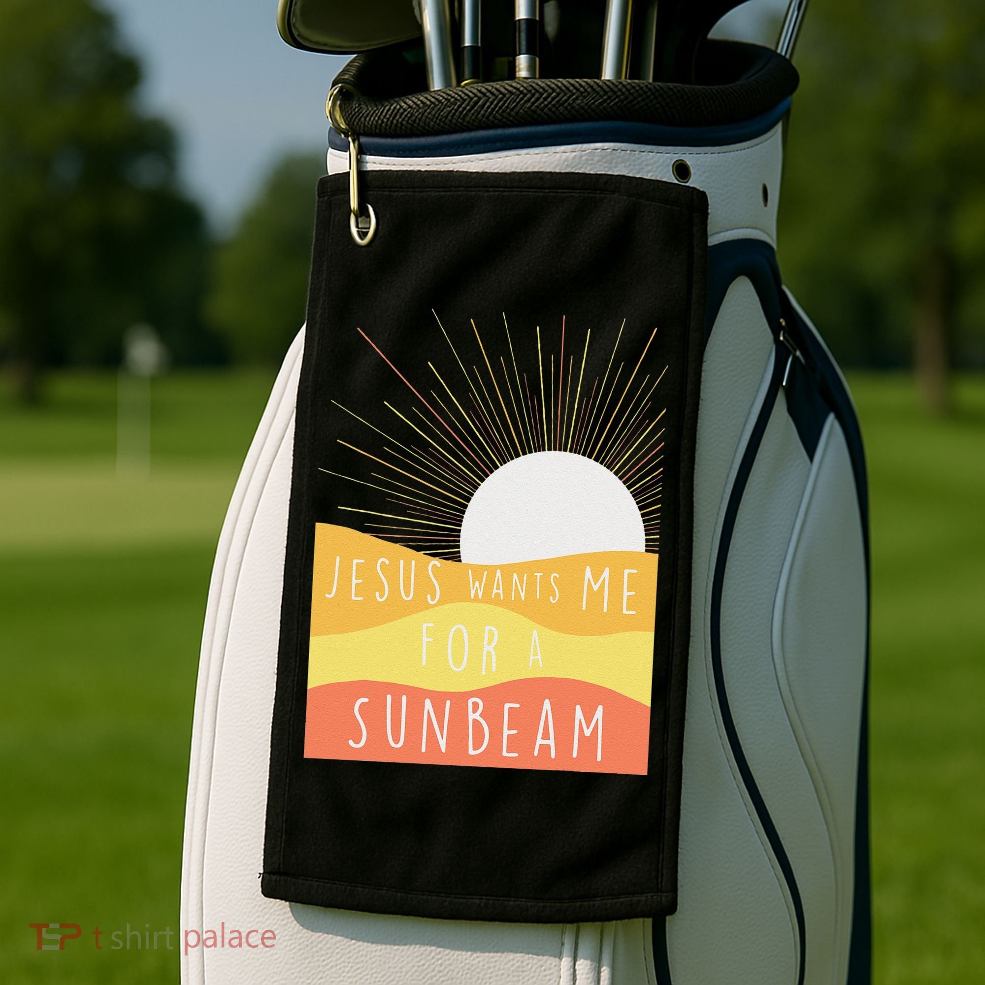 Jesus Wants Me For A Sunbeam Golf Towel