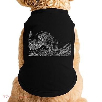 Japanese Wave Ocean Traditional Japan  Doggie Tank