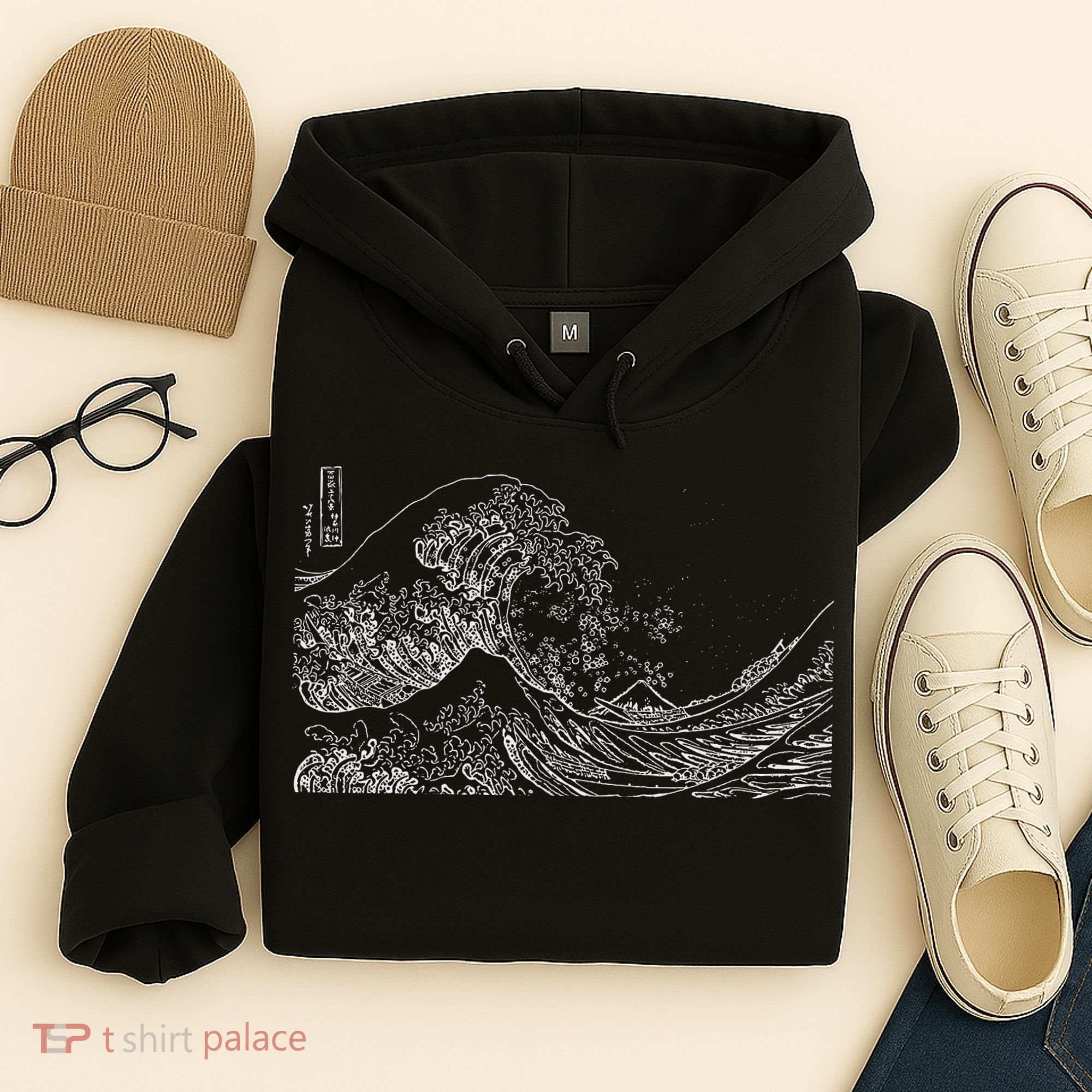 Japanese Wave Ocean Traditional Japan  Hoodie