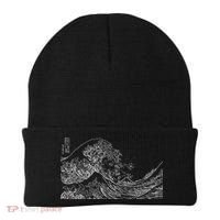 Japanese Wave Ocean Traditional Japan  Beanie thumb 0