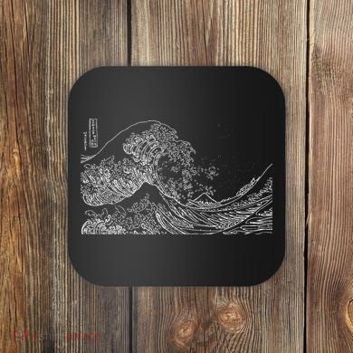 Japanese Wave Ocean Traditional Japan  Coaster