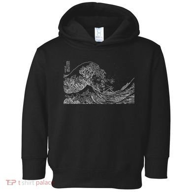 Japanese Wave Ocean Traditional Japan  Toddler Hoodie