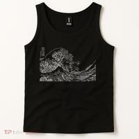 Japanese Wave Ocean Traditional Japan  Tank Top thumb 2