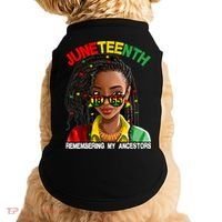 Juneteenth Women Remebering My Ancestors Doggie Tank thumb 0