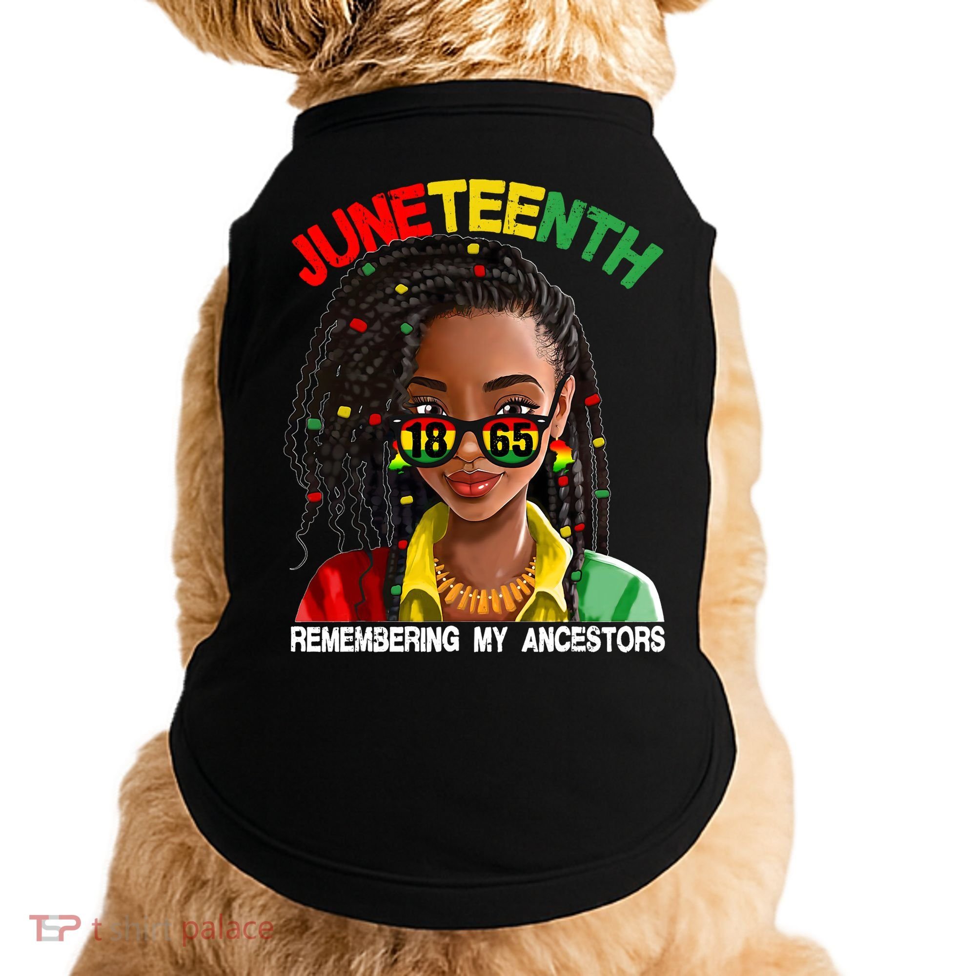 Juneteenth Women Remebering My Ancestors Doggie Tank