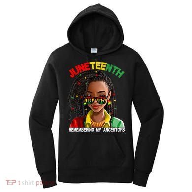 Juneteenth Women Remebering My Ancestors Women's Hoodie