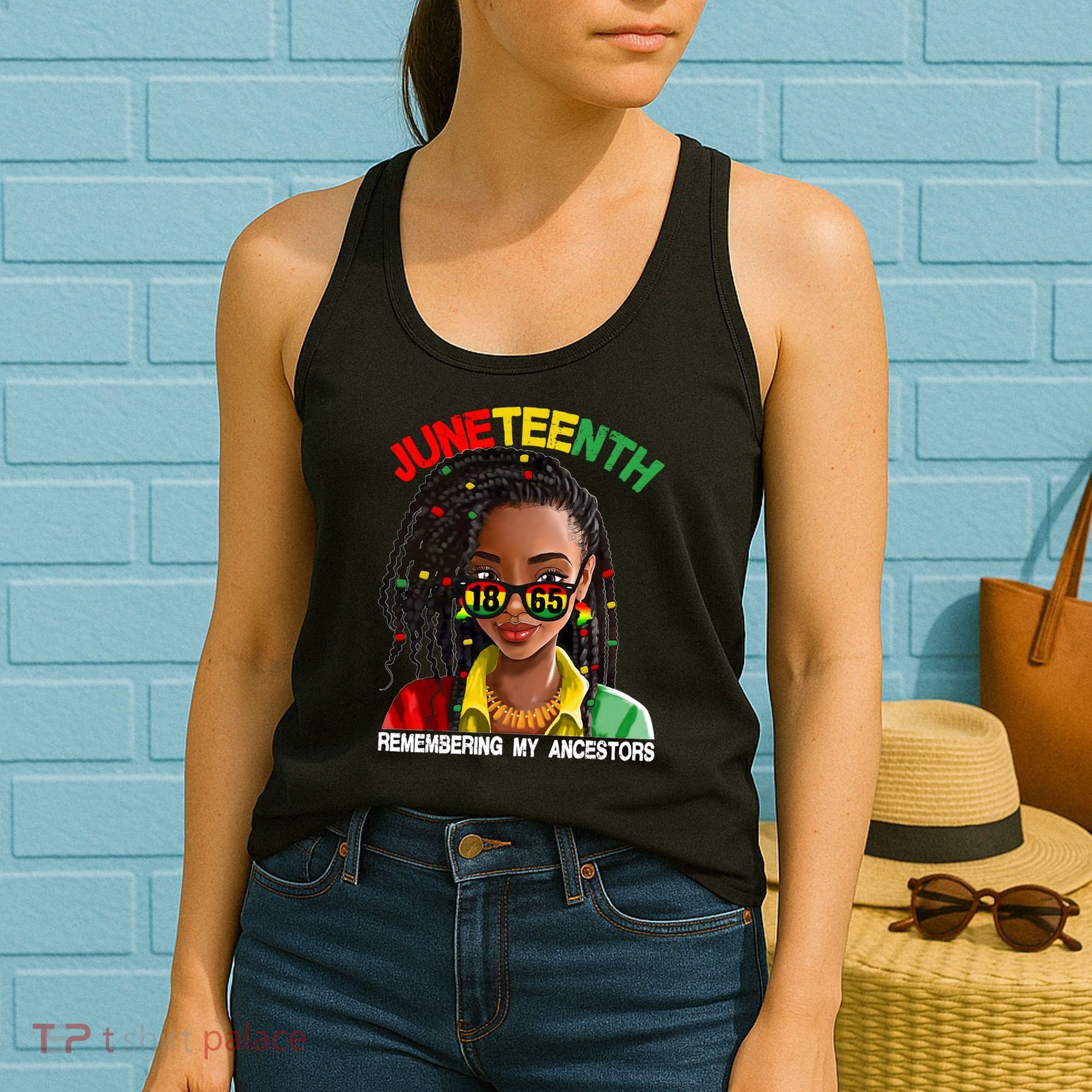 Juneteenth Women Remebering My Ancestors Women's Tank Top