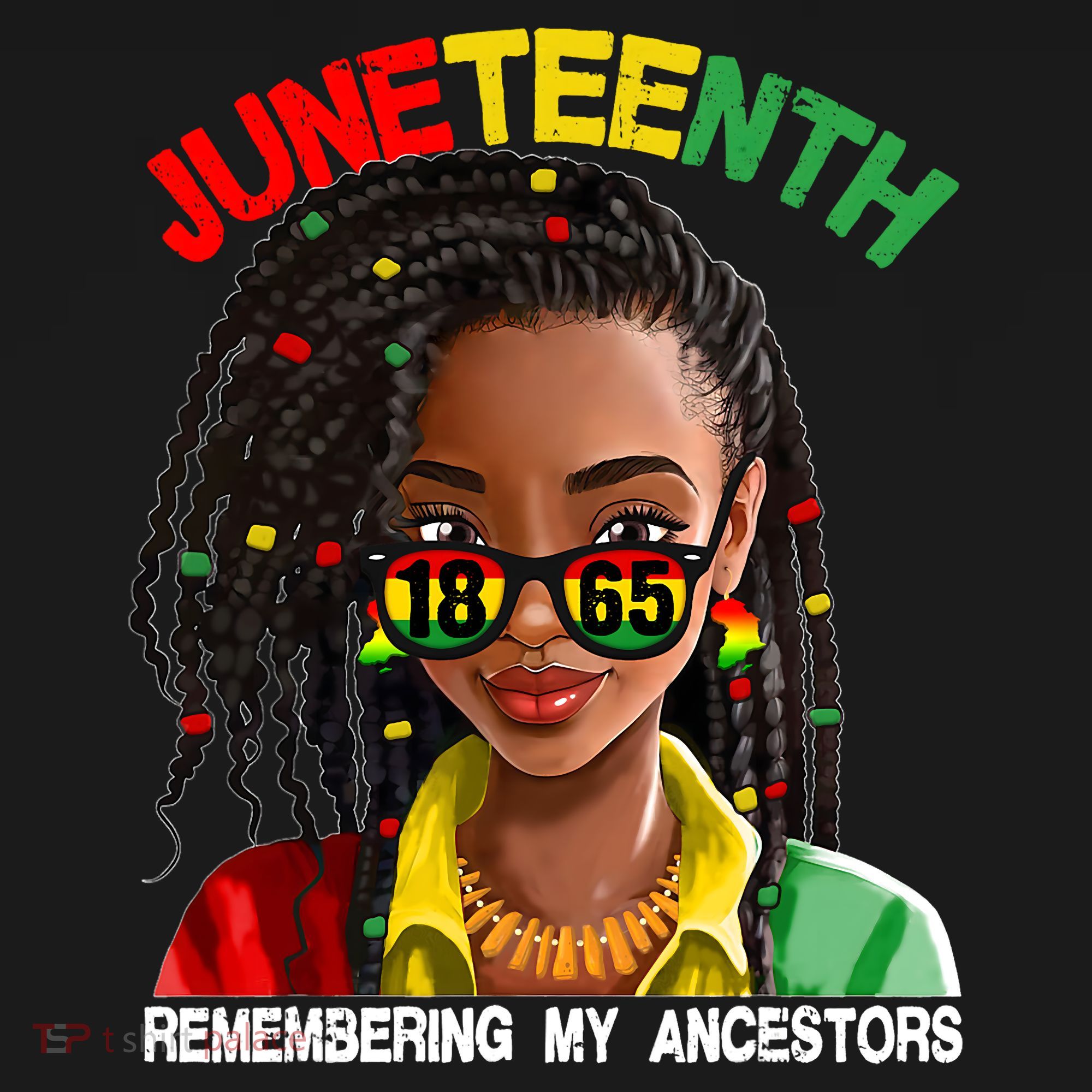Juneteenth Women Remebering My Ancestors Women's Tank Top