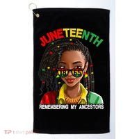 Juneteenth Women Remebering My Ancestors Golf Towel thumb 0
