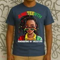 Juneteenth Women Remebering My Ancestors T-Shirt thumb 3