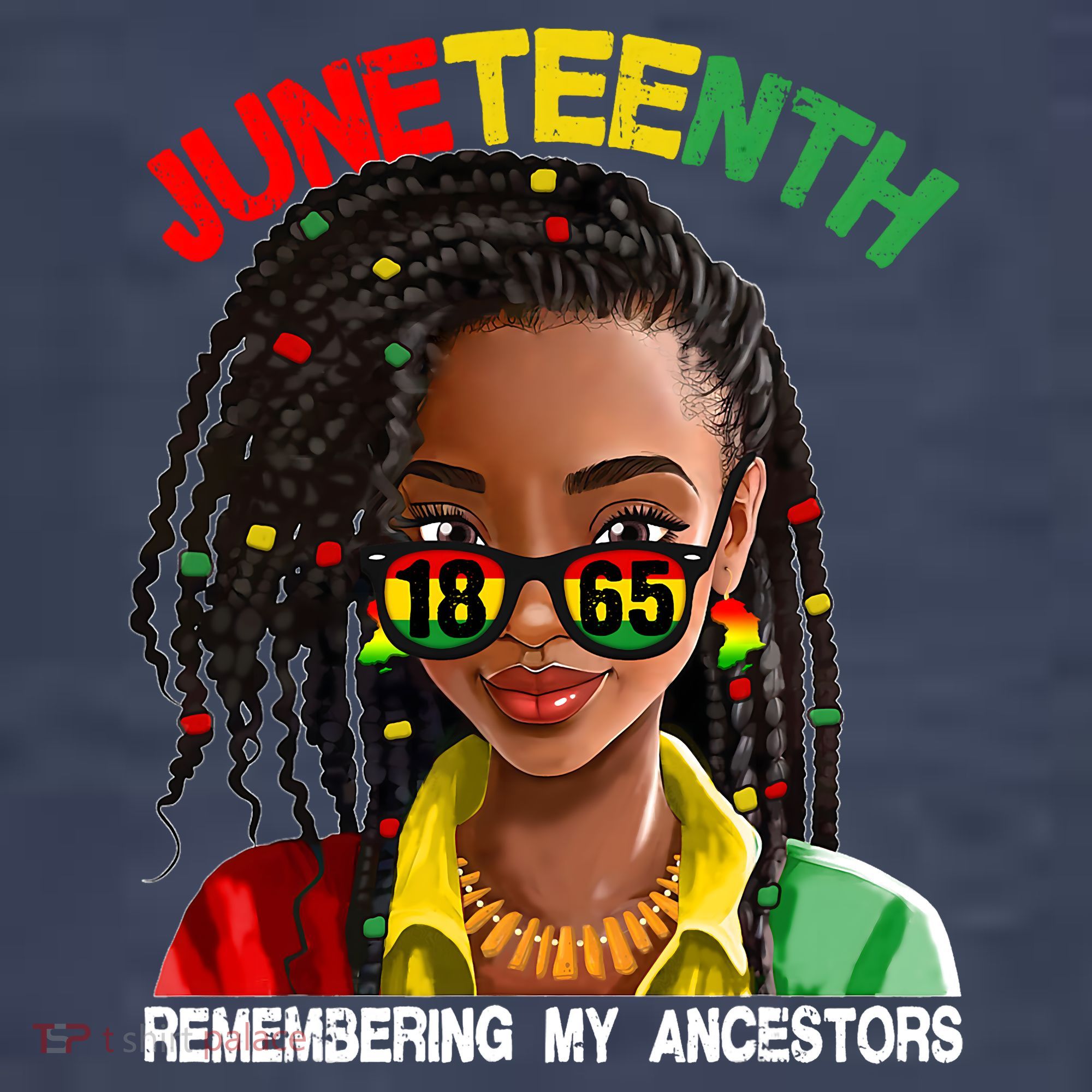 Juneteenth Women Remebering My Ancestors T-Shirt