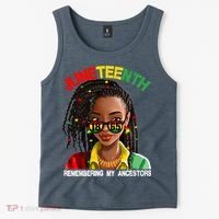Juneteenth Women Remebering My Ancestors Tank Top thumb 2