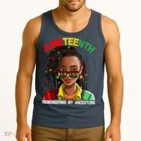 Juneteenth Women Remebering My Ancestors Tank Top thumb 3