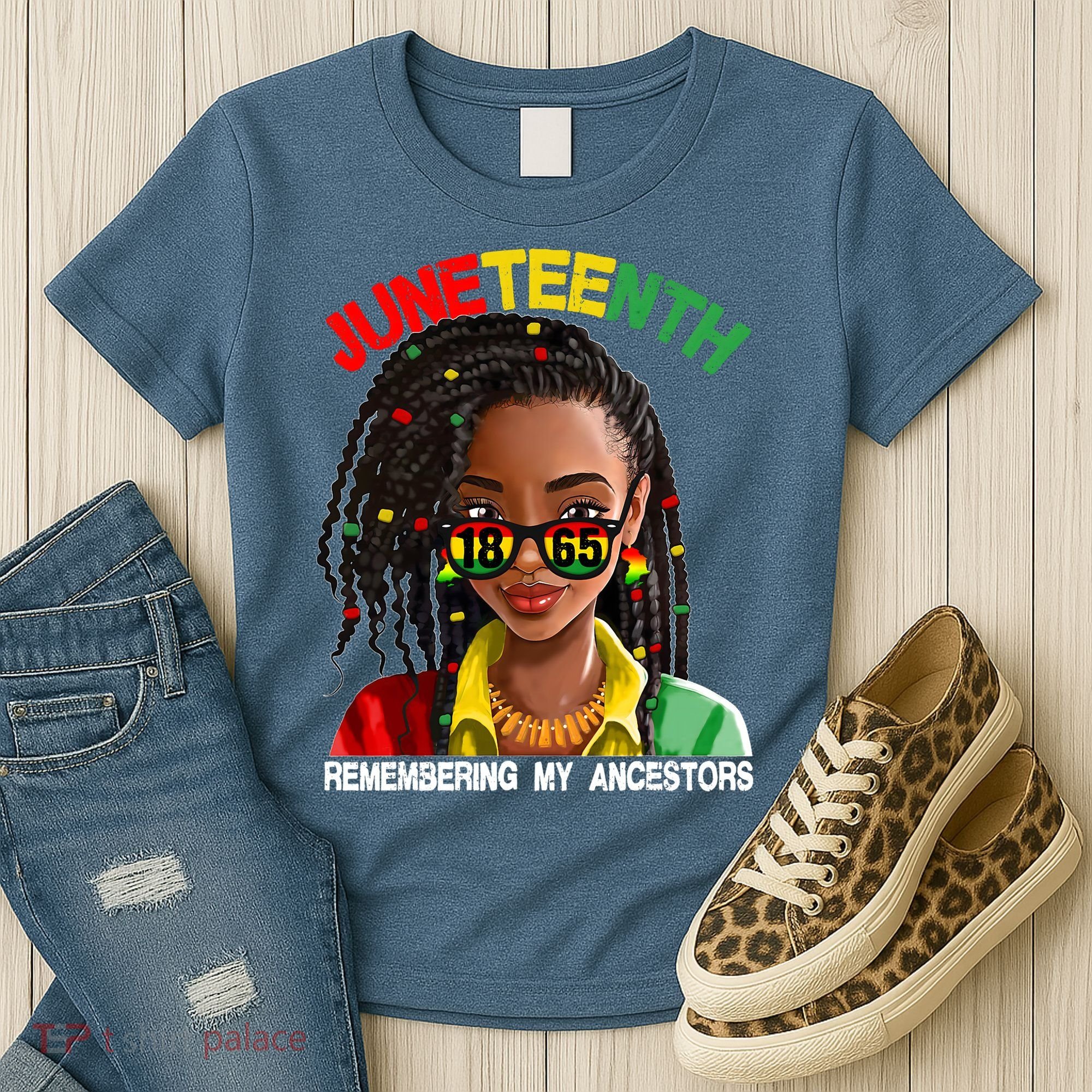 Juneteenth Women Remebering My Ancestors Women's T-Shirt