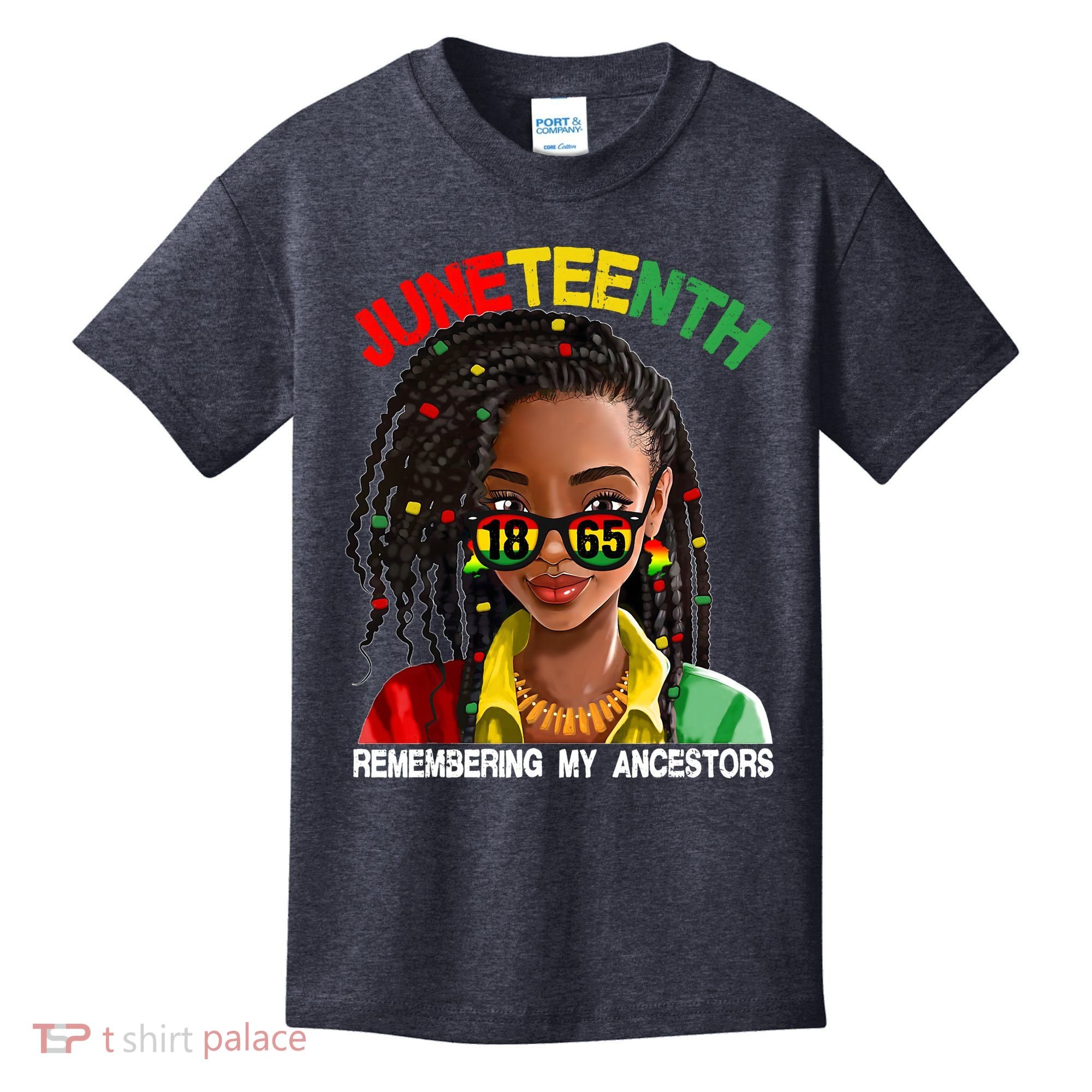 Juneteenth Women Remebering My Ancestors Kids T-Shirt