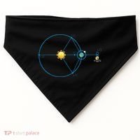 James Webb Space Telescope Jwst Schematic L2 Point Orbit USA-Made Doggie Bandana thumb 0