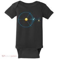 James Webb Space Telescope Jwst Schematic L2 Point Orbit Baby Bodysuit thumb 0