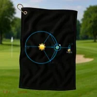James Webb Space Telescope Jwst Schematic L2 Point Orbit Golf Towel thumb 1