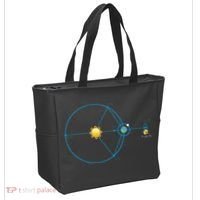 James Webb Space Telescope Jwst Schematic L2 Point Orbit Tote Bag thumb 2