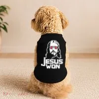 Jesus Won State Of Ohio Doggie Tank thumb 2