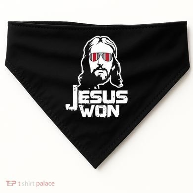 Jesus Won State Of Ohio USA-Made Doggie Bandana