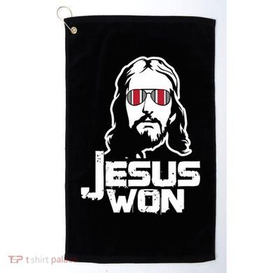 Jesus Won State Of Ohio Golf Towel