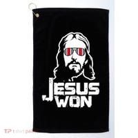 Jesus Won State Of Ohio Golf Towel thumb 0