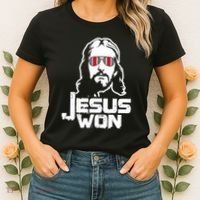 Jesus Won State Of Ohio Women's T-Shirt thumb 2