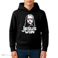 Jesus Won State Of Ohio Kids Hoodie thumb 4