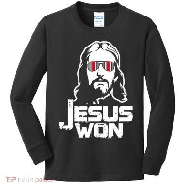 Jesus Won State Of Ohio Kids Long Sleeve Shirt