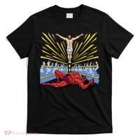 Jesus Wrestling Satan T-Shirt thumb 0