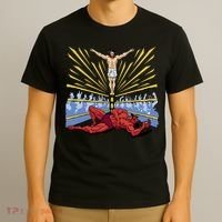 Jesus Wrestling Satan T-Shirt thumb 3
