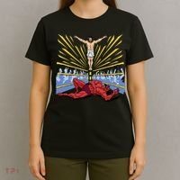 Jesus Wrestling Satan T-Shirt thumb 4