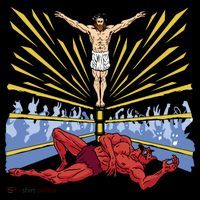 Jesus Wrestling Satan Women's Hoodie thumb 2