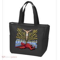 Jesus Wrestling Satan Tote Bag thumb 3