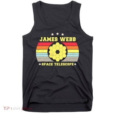 James Webb Space Telescope Retro JWST Vintage Webb Telescope Tank Top