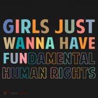 Just Want To Have Fundamental Human Rights Feminist Long Sleeve Shirt thumb 2