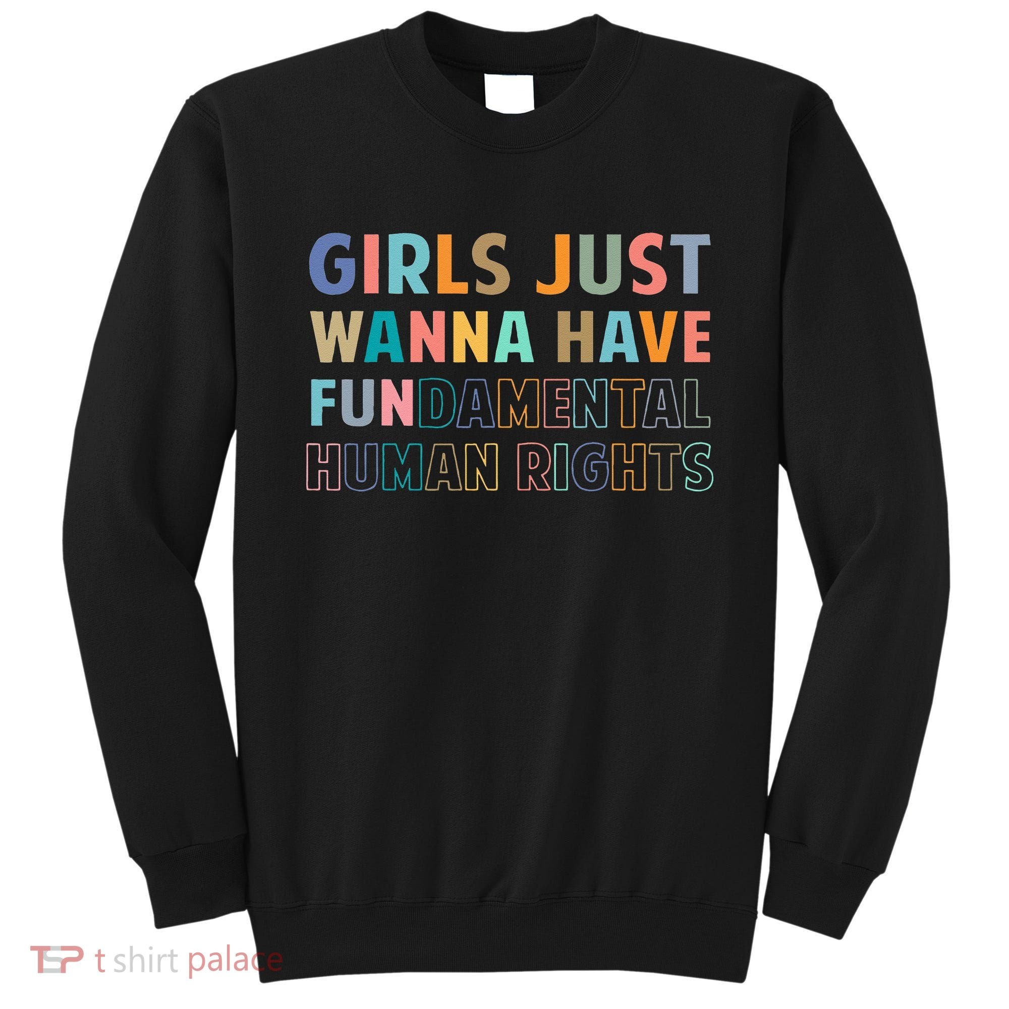Just Want To Have Fundamental Human Rights Feminist Sweatshirt