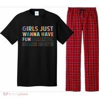 Just Want To Have Fundamental Human Rights Feminist Pajama Set thumb 0
